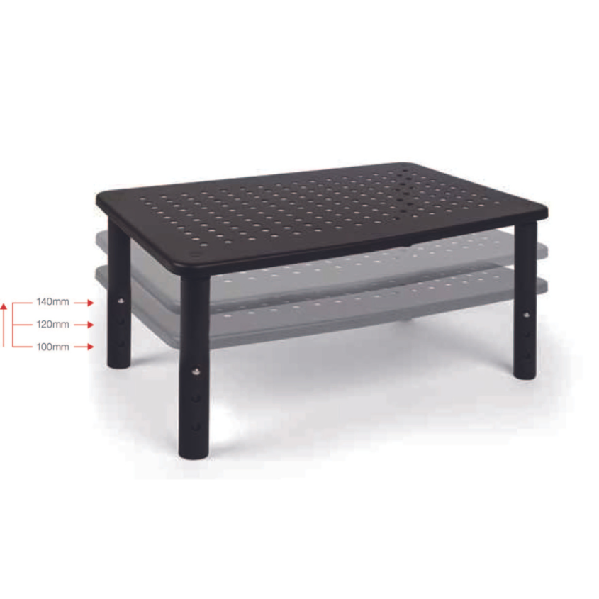 Soporte Elevador de Monitor y Laptop 3 niveles Netmak