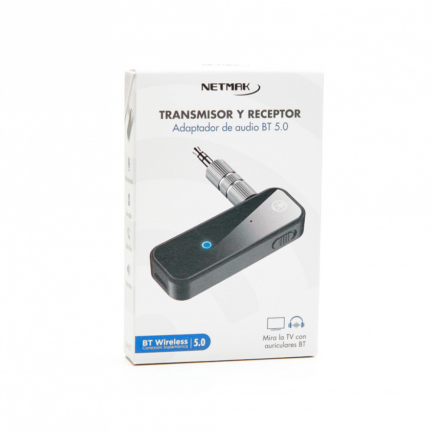 Adaptador Bluetooth Transmisor/Receptor 5.0 audio Netmak
