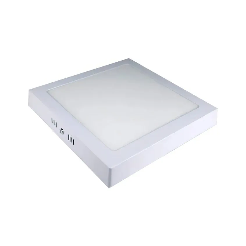 Led Plafon Panel Cuadrado Plastico Luz Fria 18W 210x210x32mm Sybyd