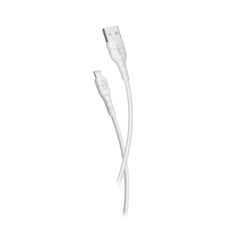 Cargador Viajero Usb 2.4A c/ Cable Lightning Blanco Soul