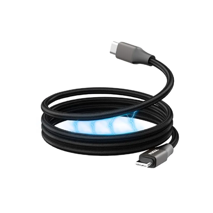 Cable Usb Magnetico 60w Tipo-C/Tipo-C Negro Soul 1MT