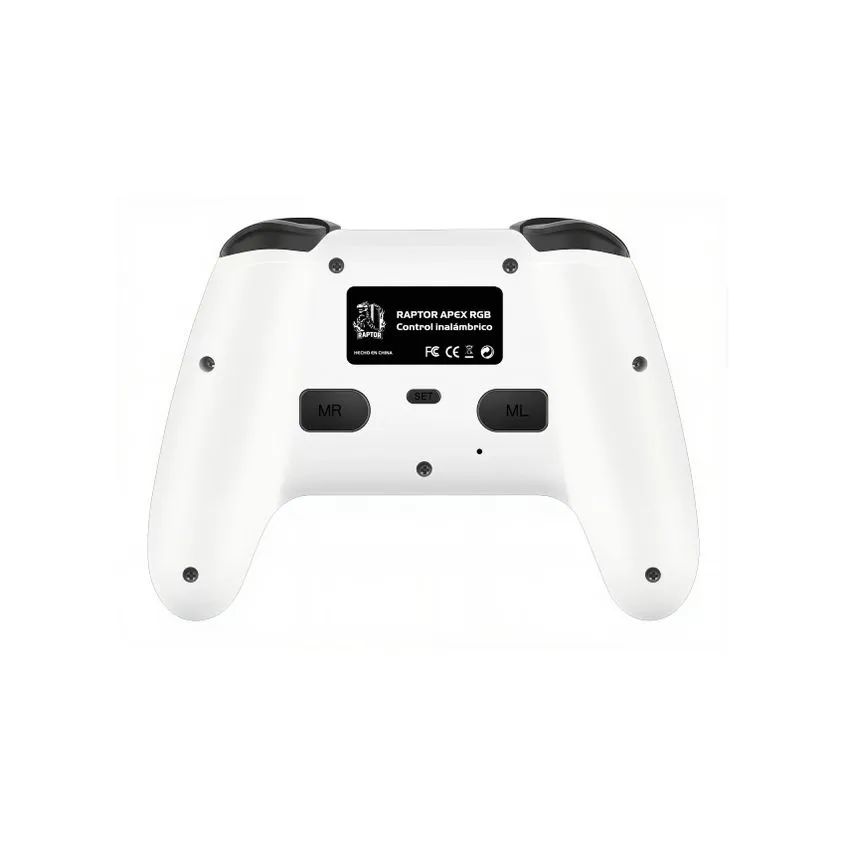 Gamepad Joystick Raptor Apex Wireless Ps3/pc/switch/android Blanco
