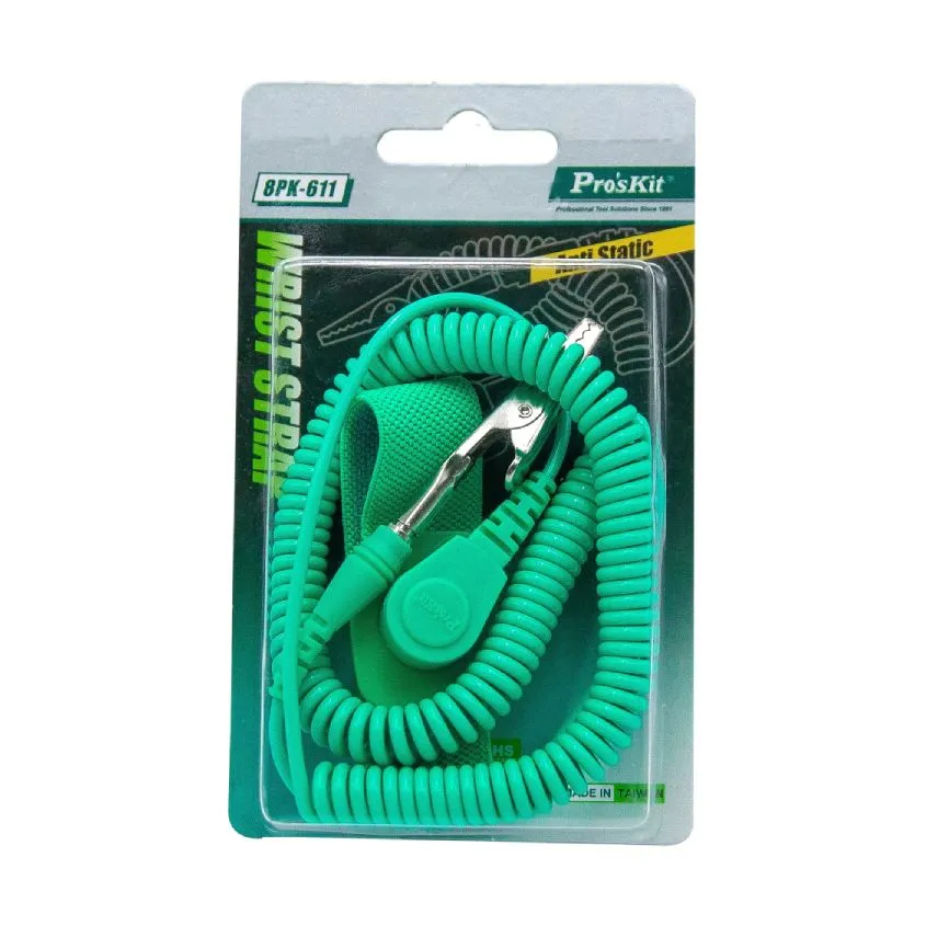 Pulsera Antiestatica Proskit 3Mts. Tecnico