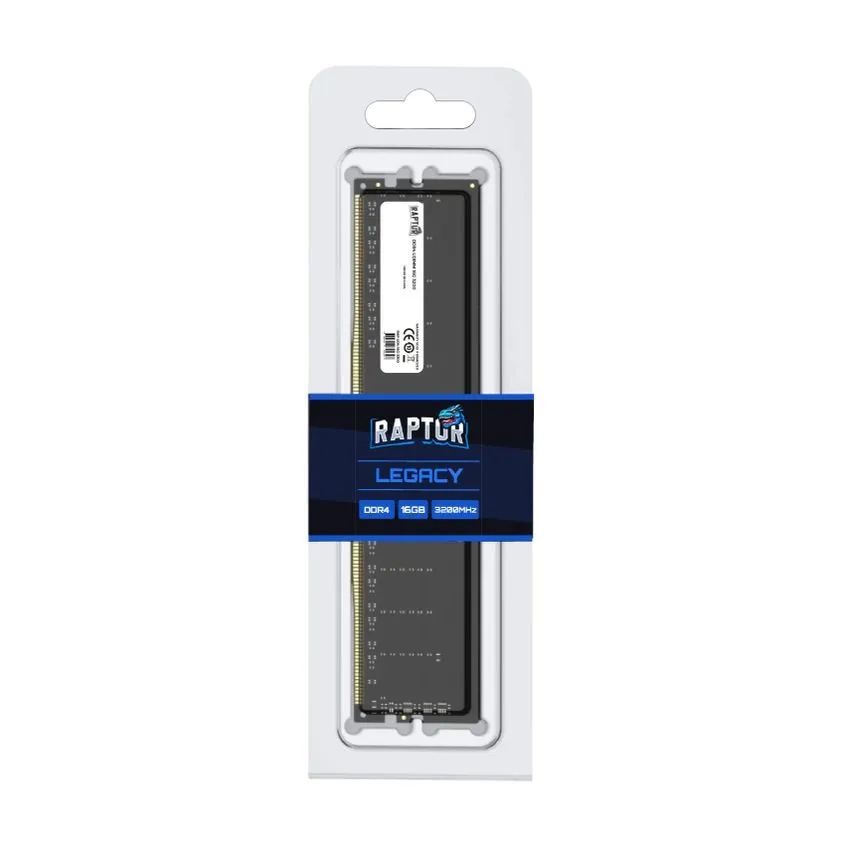 Memoria DDR4 Raptor 16Gb 3200 MHz Legacy Intel XMP