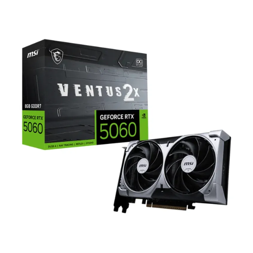 Placa VGA MSI GeForce RTX 5060 8G VENTUS 2X OC