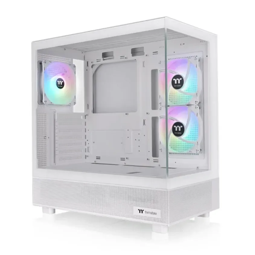 Gabinete Tt View 270 Plus Mid-tower Tg X2 Fan Argb X3 Snow White