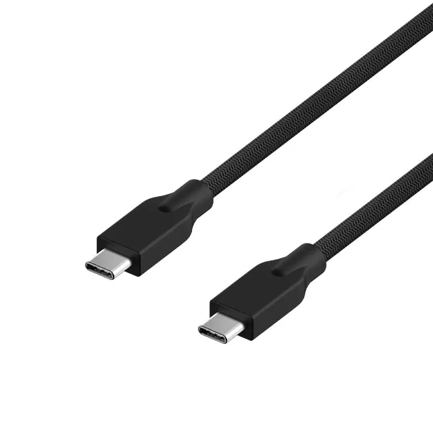 Cable USB-C Tipo C Macho-Macho PD60W 3A 150Cm Genius ASSY Negro