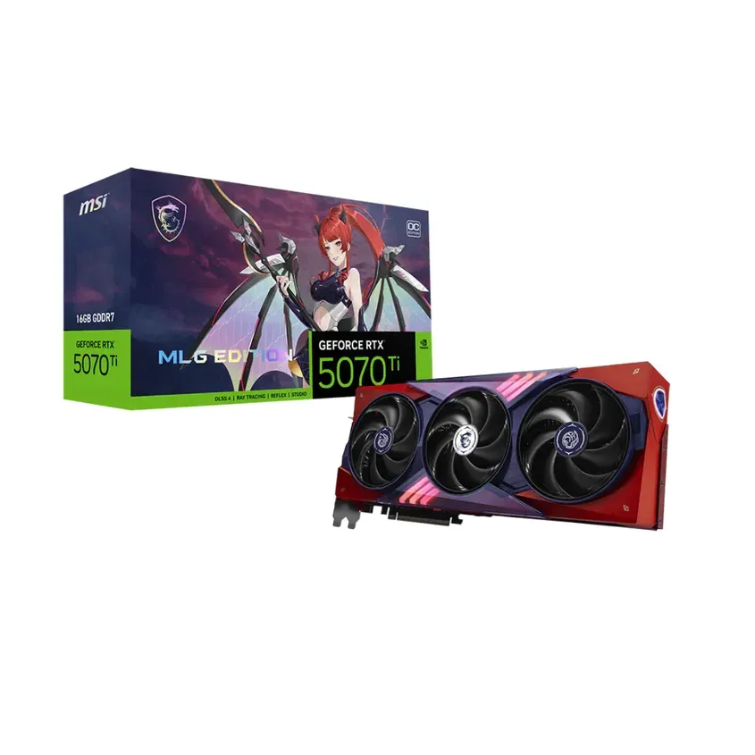 Placa de video VGA MSI GeForce RTX 5070 Ti 16G MLG EDITION OC