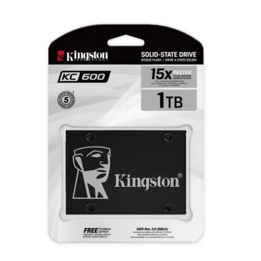 Disco SSD KINGSTON KC600 1024 GB SATA Interno 7 mm