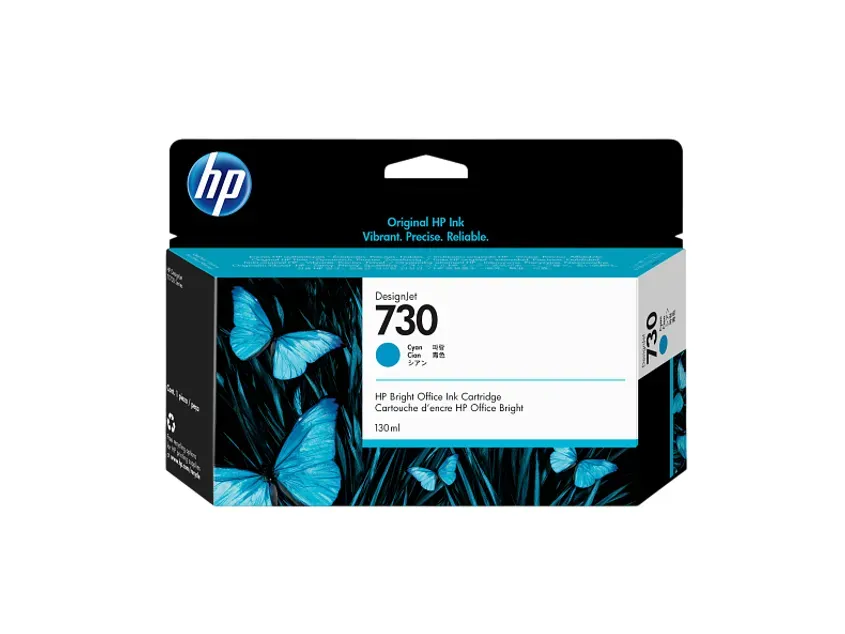 Cartucho Original P2V62A HP 730 130-ml Cyan Ink Cartridge