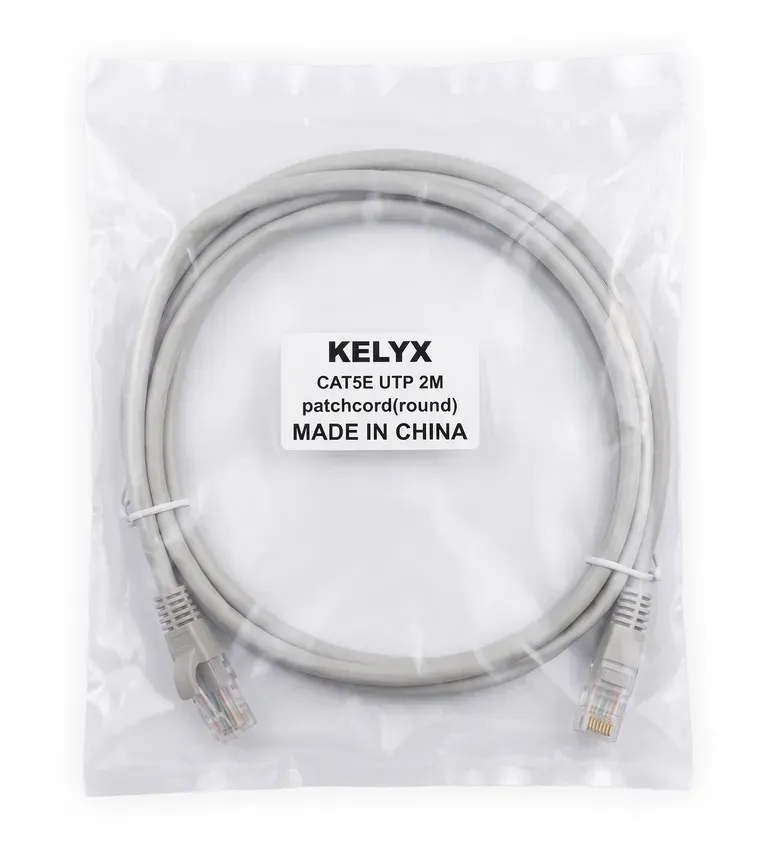 Patchcord Cable Utp Cat. 5e Kelyx 2 Metros Gris
