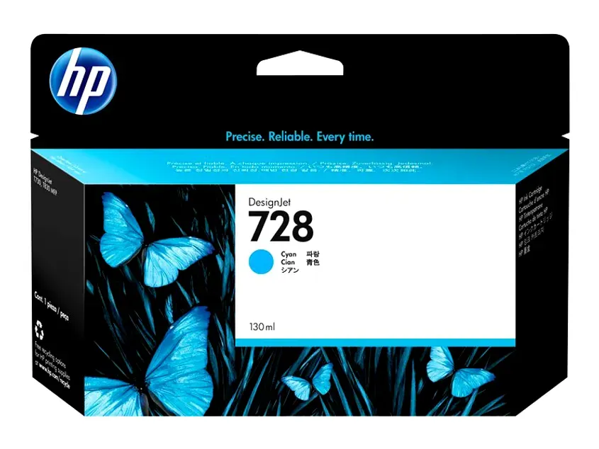 Cartucho Original F9J67A HP 728 130-ml Cyan Ink Cartridge