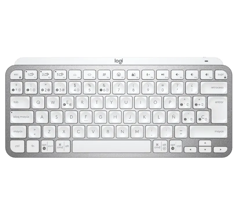 Teclado Logitech Wireless MX Keys Mini Grey Retroilum 920-010477