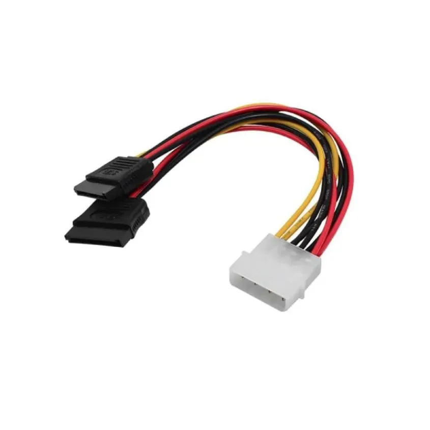 Cable Y SATA Power, 1 Molex a Doble sata power (satapower2) Noganet