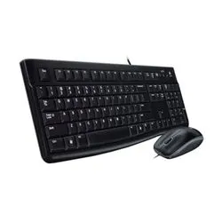 Combo Logitech Teclado Y Mouse Black Usb Logitech