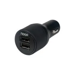 Kit Cargador USB para Auto 2.1 A x 2 + cable micro USB Noganet