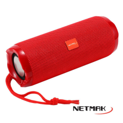 Parlante Flow Portable Bluetooth 10W ROJO Netmak