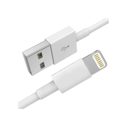 Cable USB Iphone Lightning 1 metro BLANCO  Global