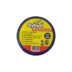 Cinta Autosoldable de Caucho 4.5 Mts. Sybyd Color Negro