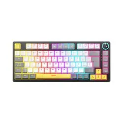 Teclado Mecanico Noga 65% Switch Blue RGB Negro Espanol Noganet