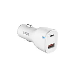 Cargador de Auto PD+QC 38W Blanco Soul