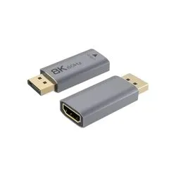 Adaptador Display Port 8K A HDMI 2.1 8K@60Hz 4K@120Hz Intco