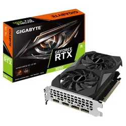 Placa de video VGA Gigabyte GeForce RTX 3050 WINDFORCE OC V2 6G