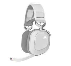 Auricular Corsair HS80 RGB Wireless Spatial Audio White